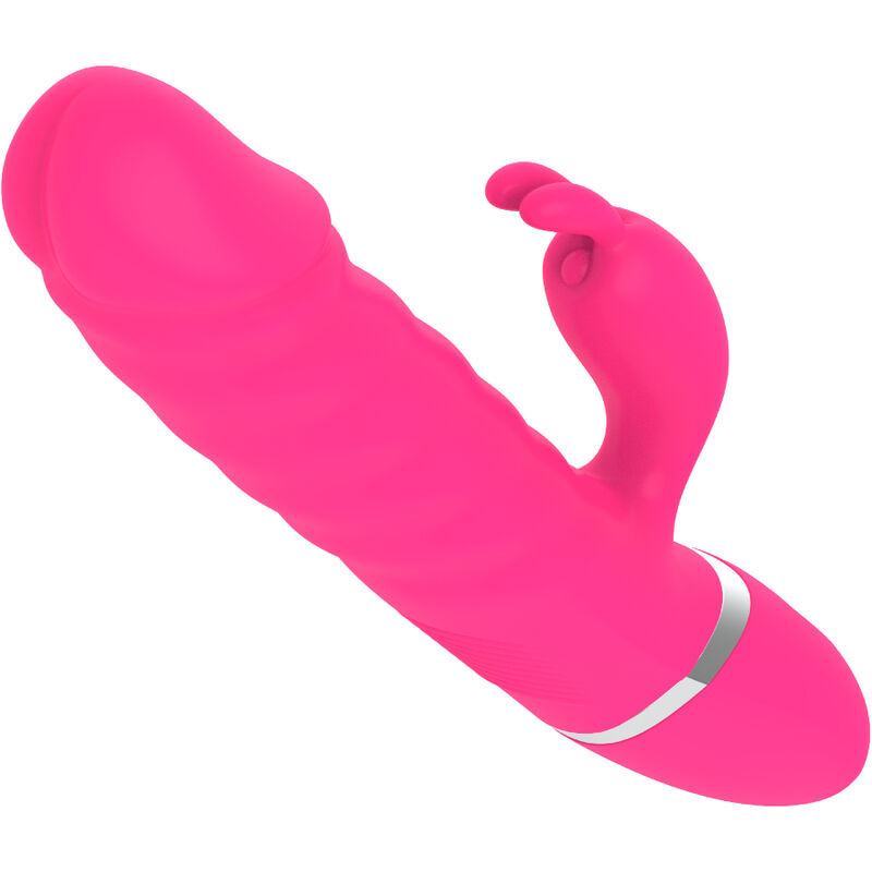 Armony - nasty fuchsia rabbit vibrator dildo