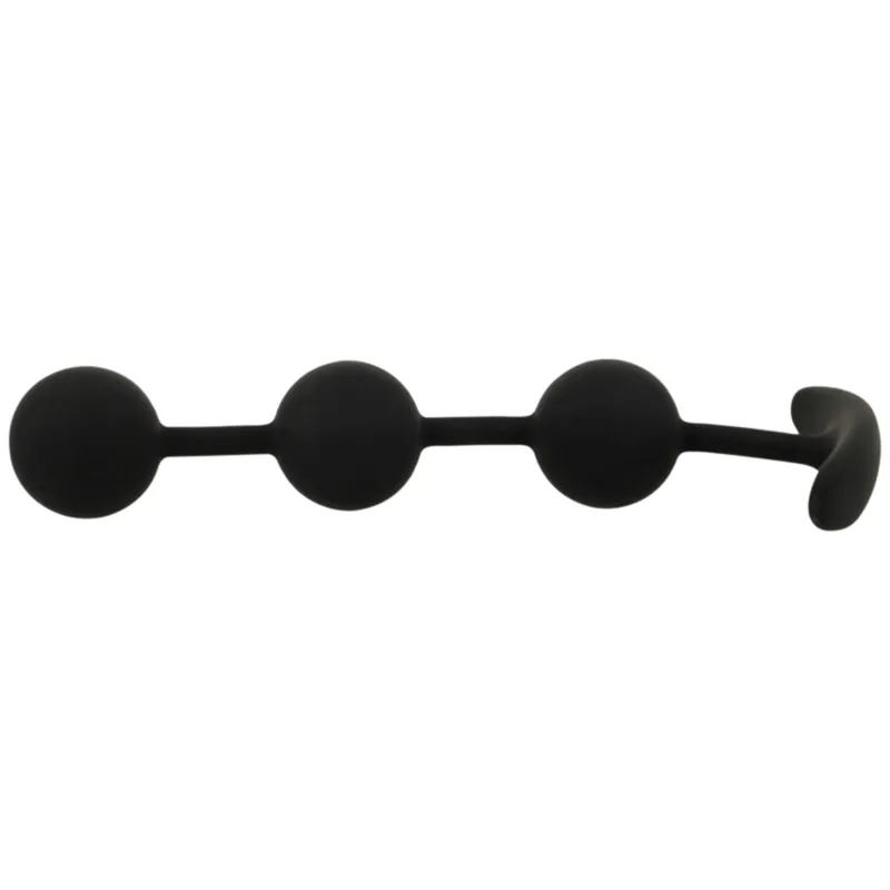 Black&Silver Harry™ Aanal Beads 14cm - Análne Guličky