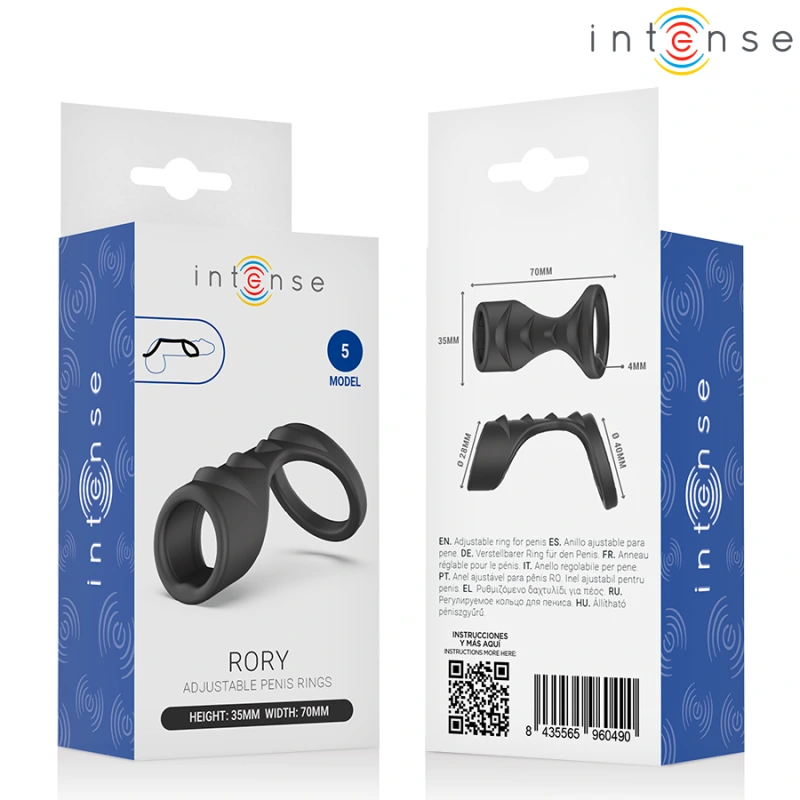 Intense - rory adjustable penis ring model 5 6