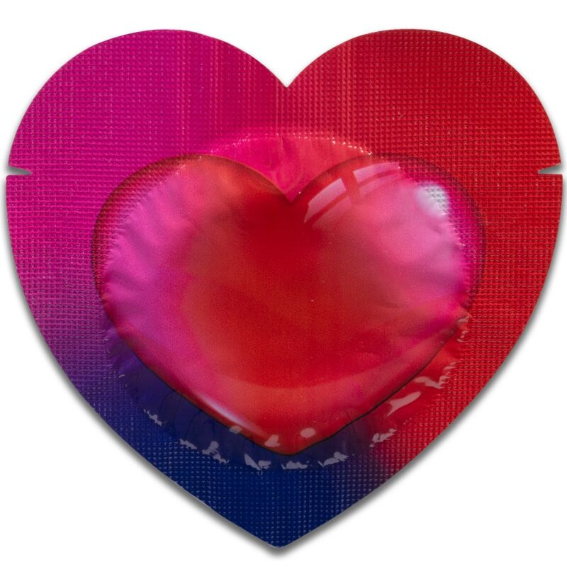 Pasante - kondómy red heart shape balenie 144 ks 2