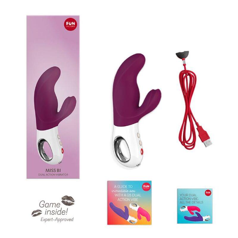 Fun Factory - Miss Bi Dual Vibrator Grape White 5