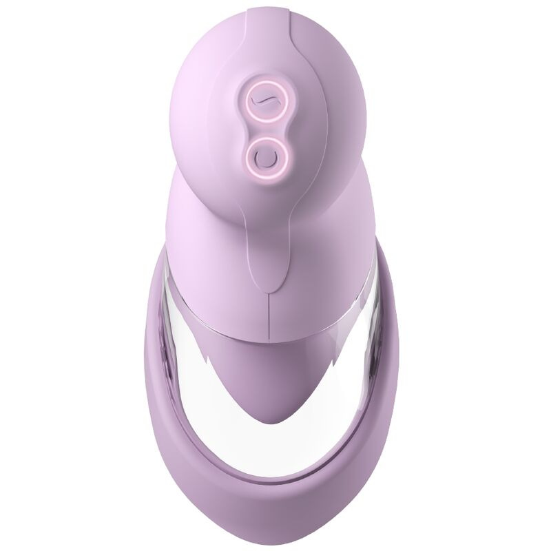 Fantasy for her - veloura touch pleasure pump intimate pump with suction and vibration purple 1