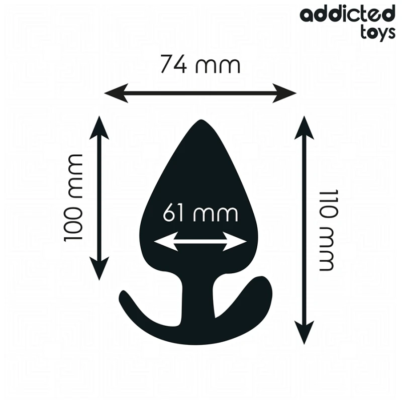 Addicted toys - anal plug silicone size xxl 11 cm 3