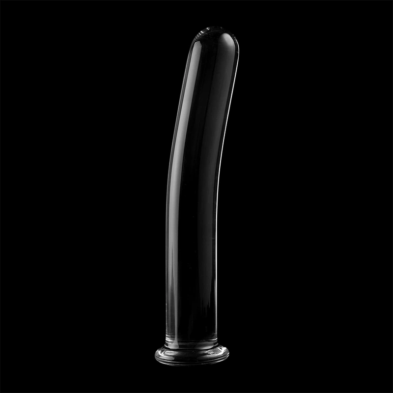 Nebula series by ibiza - model 17 dildo borosilicate glass clear 18.5 cm -o- 3 cm 6