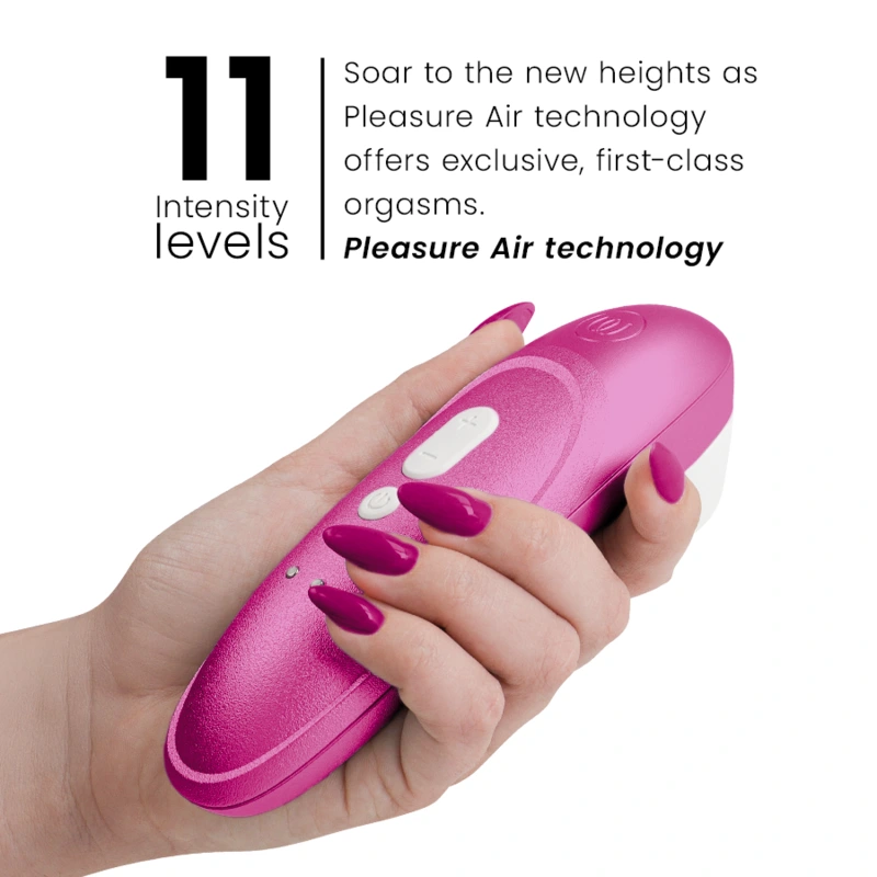 Womanizer - pro vibrant clitoral stimulator pink 4
