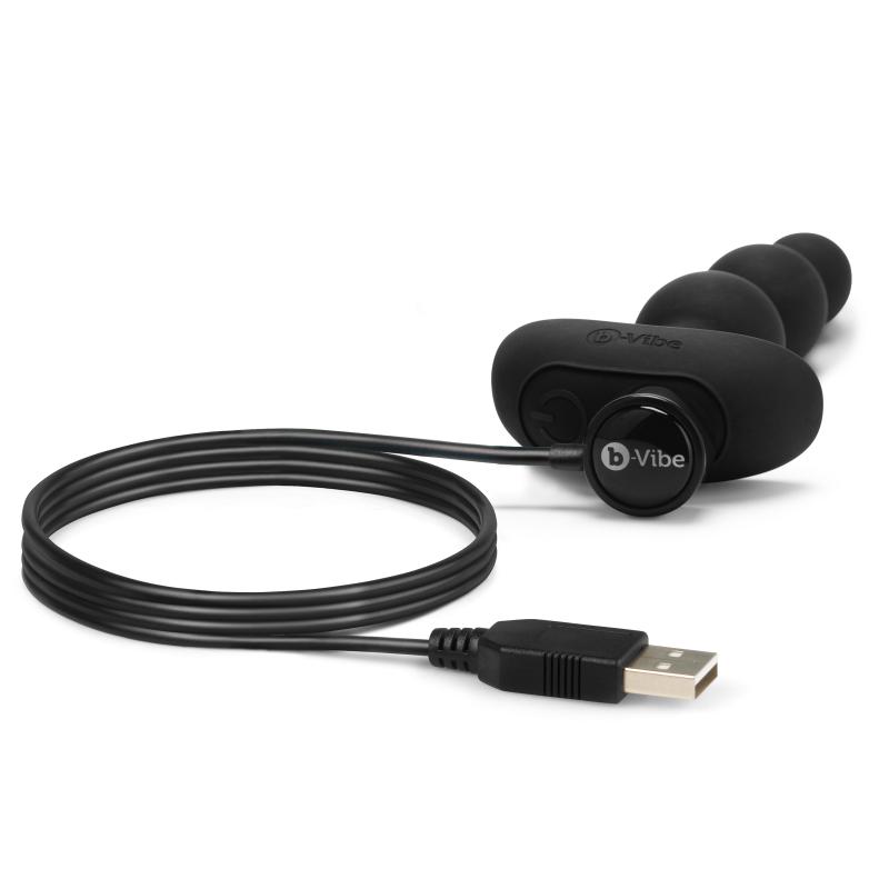 B-Vibe - Triplet Anal Beads Black 2