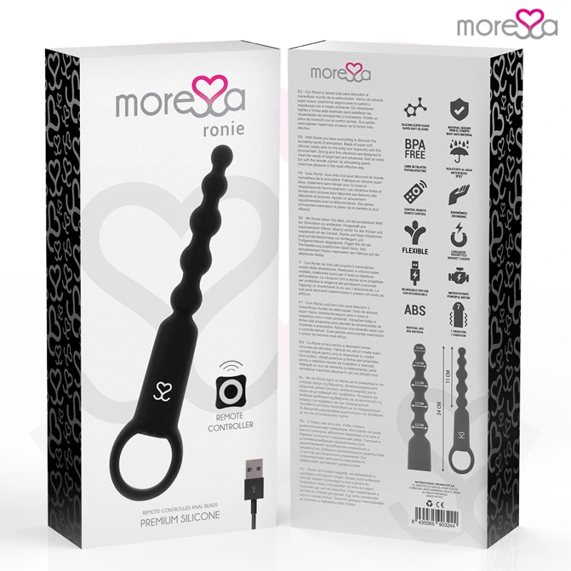 Moressa - ronie remote control black anal pleasure 6