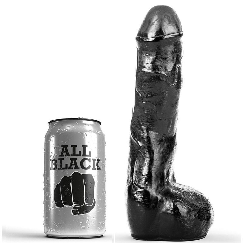 All black - pene realistic anal 20 cm