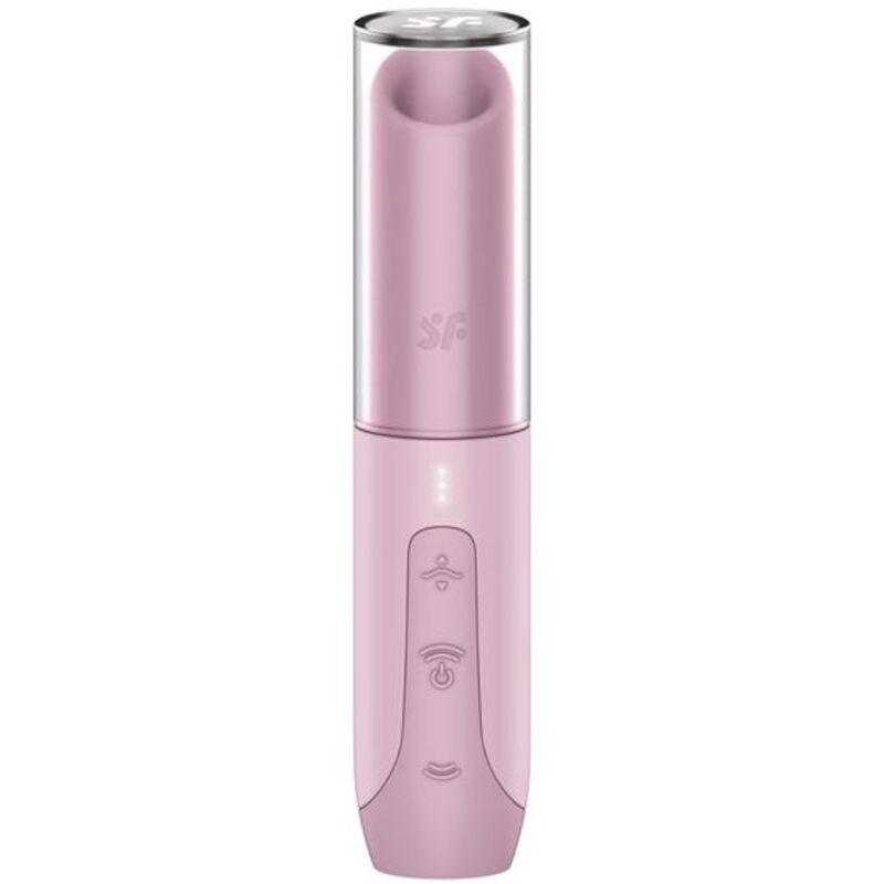 Satisfyer - secret kiss wave clitoris stimulator pink 1