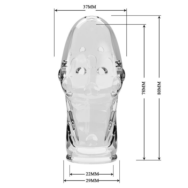 Pretty love - rocker penis sleeve get your penis thicker transparent 7