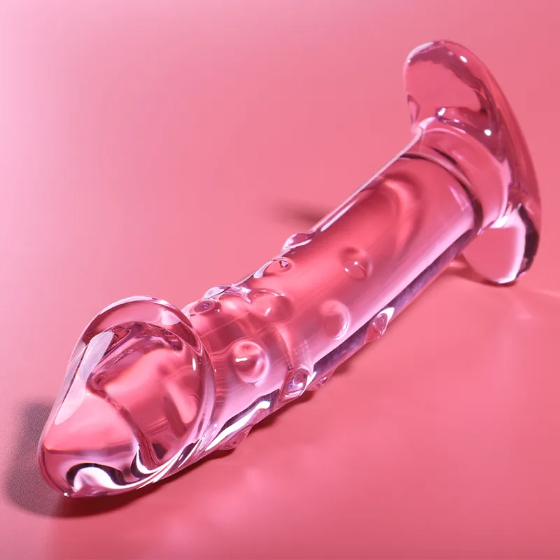 Nebula Series By Ibiza - Model 19 Dildo Borosilicate Glass 18.5 X 4 Cm Pink