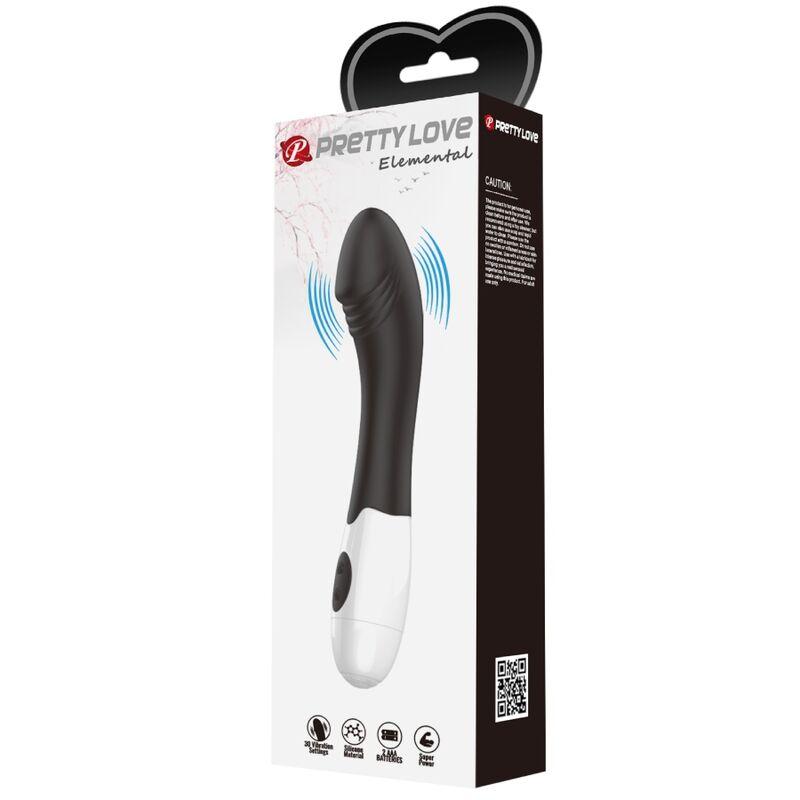 Pretty Love - Elemental G-Spot Vibrator 30 Modes Black