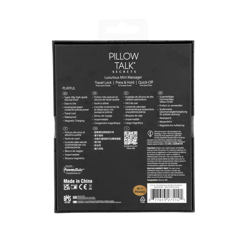 Pillow Talk - Secrets Playfulclitoral Vibrator Blue 4