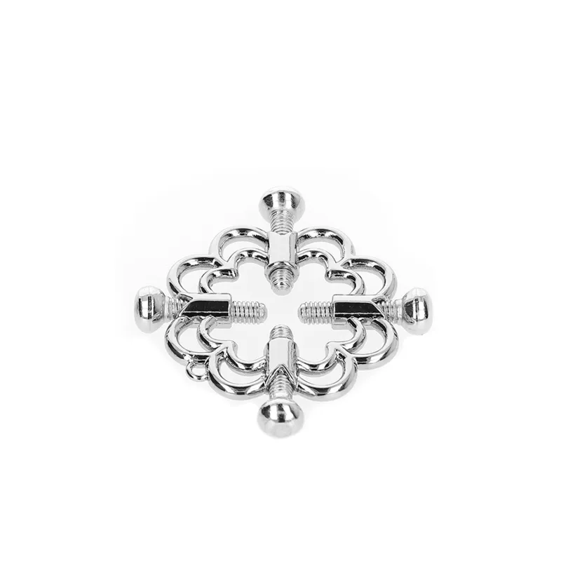 Kink - Metal Flower Nipple Clamps 2