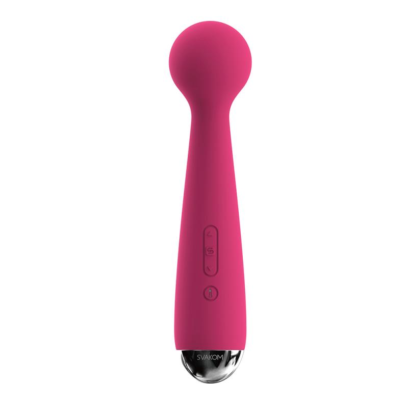 Svakom - Emma Mini Wand Massager Plum Red 1
