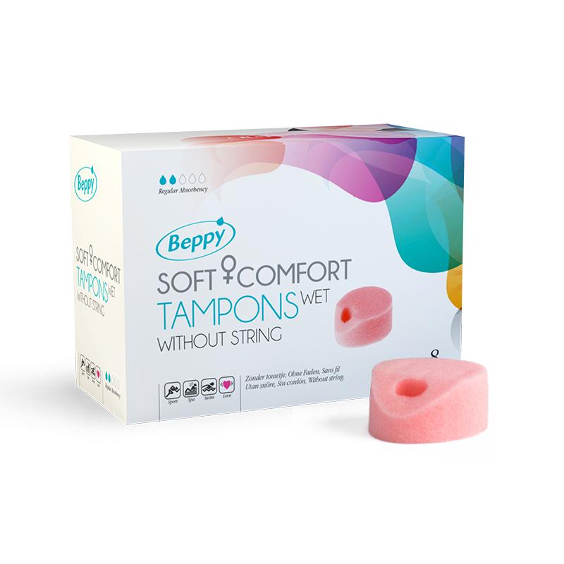 Beppy - Soft + Comfort Tampons Wet 8 pcs