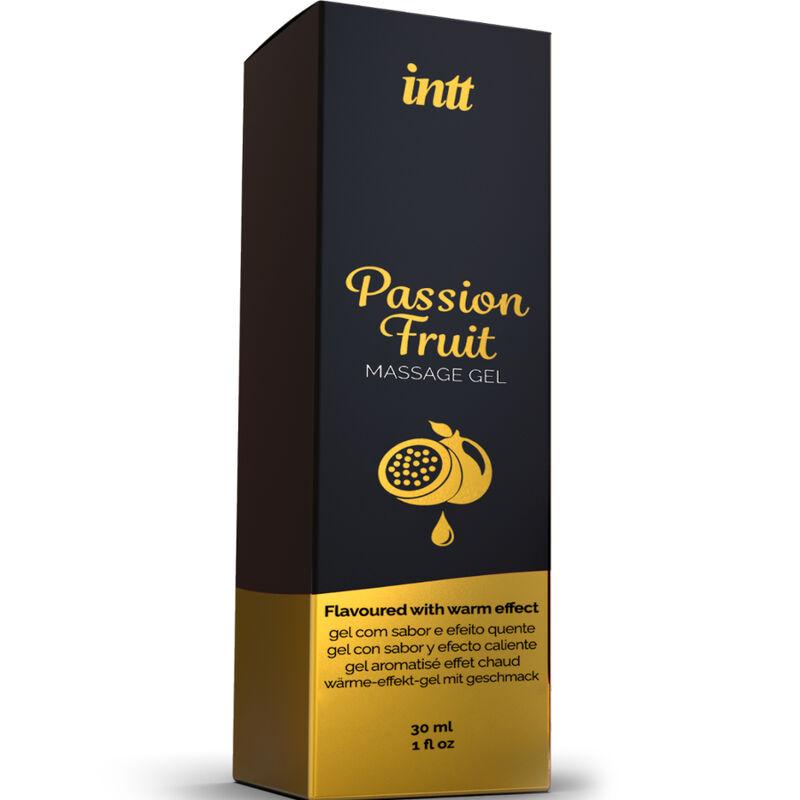 Intt - Passion Fruit Flavored Massage Gel With Heat Effect 2