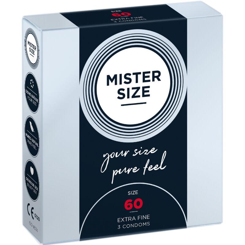 Mister size - condom size xl 60 mm (3 units)