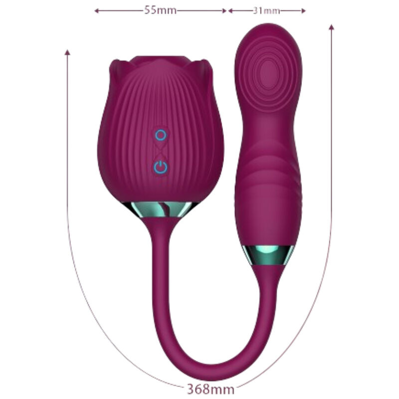 Armony - delight flower suction & bumping violet 1