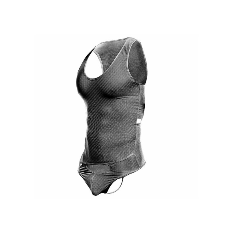 Mob - transparent black bodysheer size s/m 3