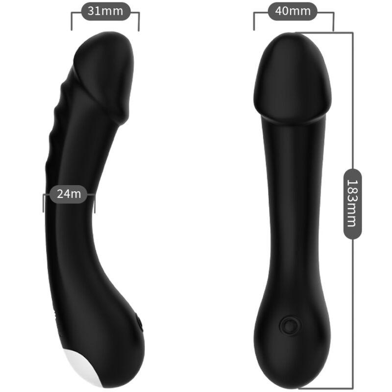 Armony - Dildo Vibrator G-Spot Silicone Black 2