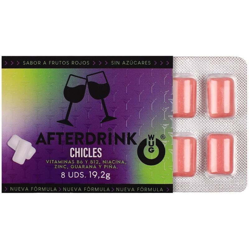 Wug gum - after drink hangover 8 units 1