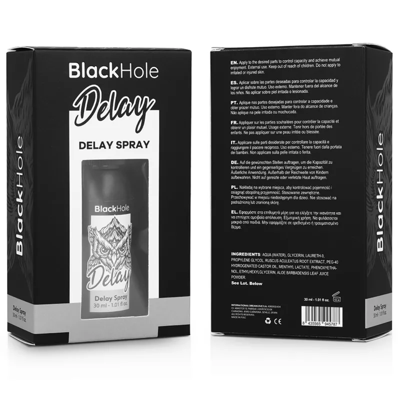 Black Hole - Delay Spray Study Forte 30 Ml - Predĺženie Výdrže