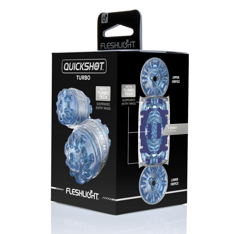 Fleshlight - The Quickshot Turbo Blue Ice