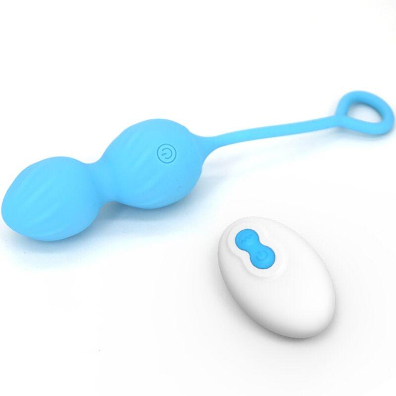 Armony - blossoms vaginal dumbbell vibration remote control 10 vibrations blue 1