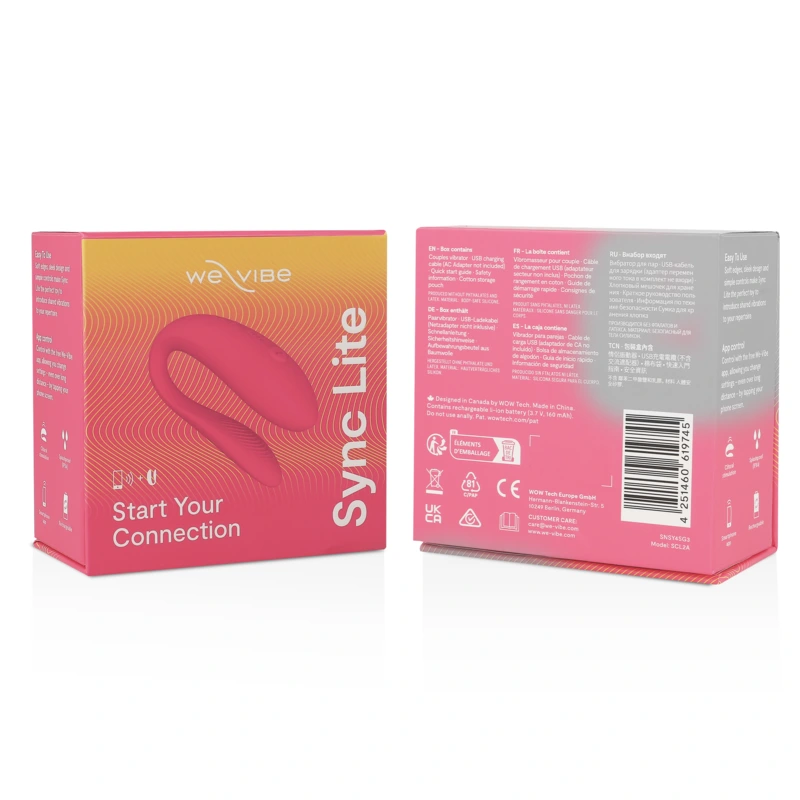 We-vibe - sync lite clitoris stimulator pink 5