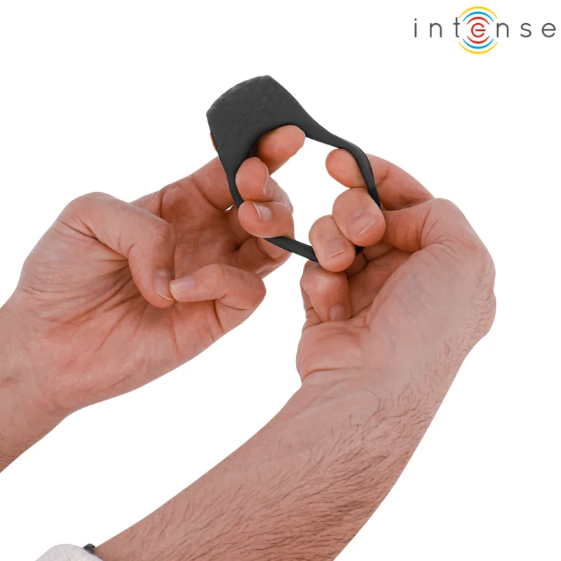 Intense - clover vibrator penis ring 10 vibrations black 1