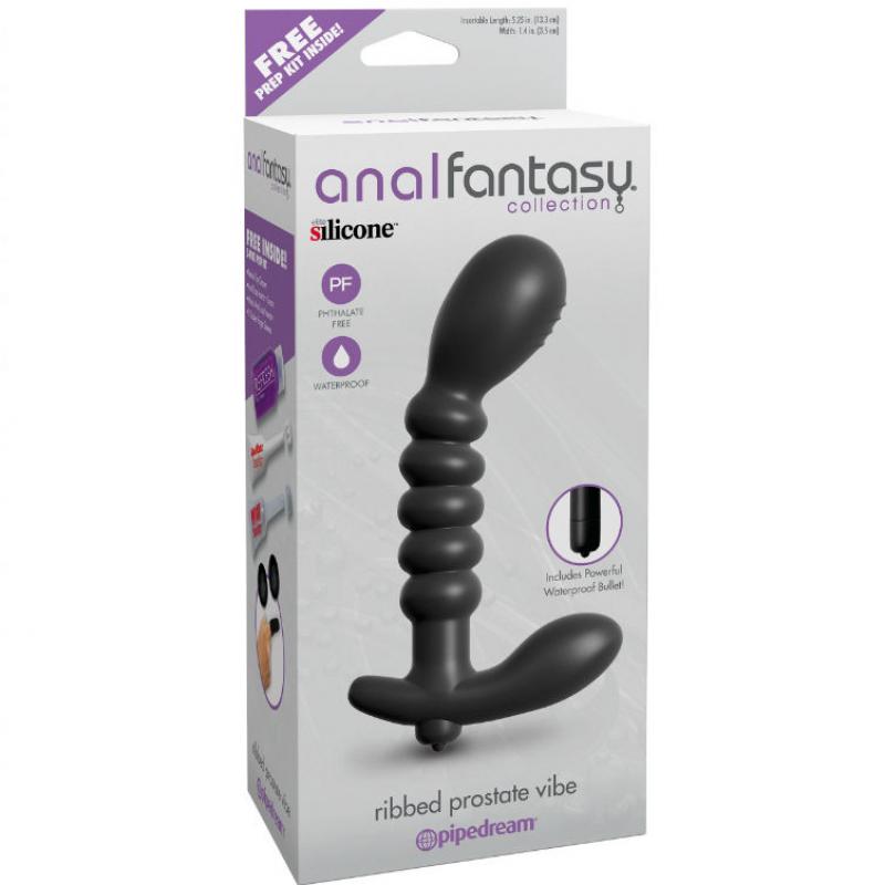 Anal Fantasy Collection Ribbed Prostate Vibe