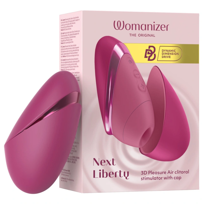 Womanizer - next liberty 3d pleasure air clitoral stimulator pink 2