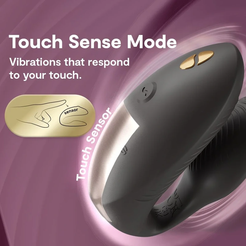We-vibe - chorus pro premium couples vibrator satin black 9