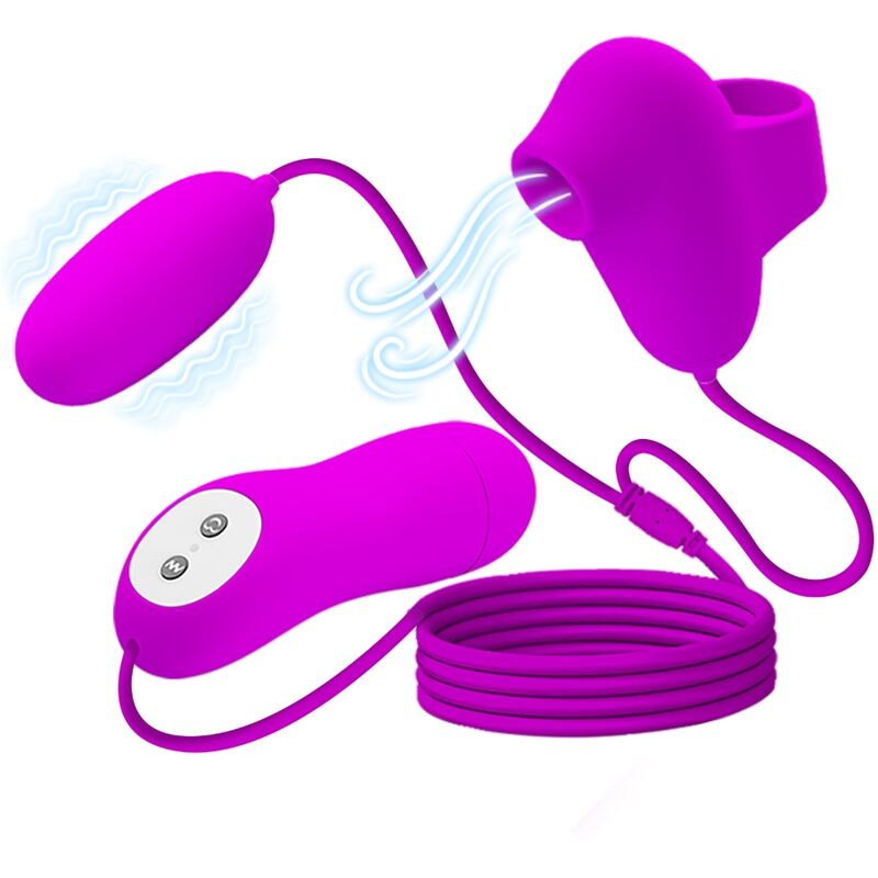 Pretty love - vibrating bullet and suction cup 1