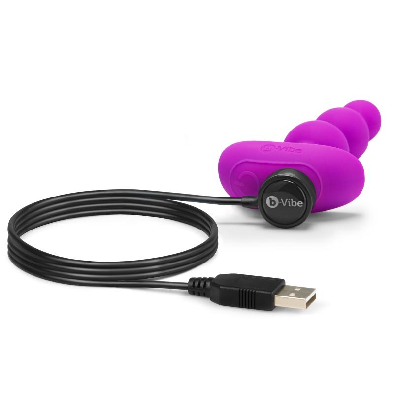 B-Vibe - Triplet Anal Beads Fuchsia 7