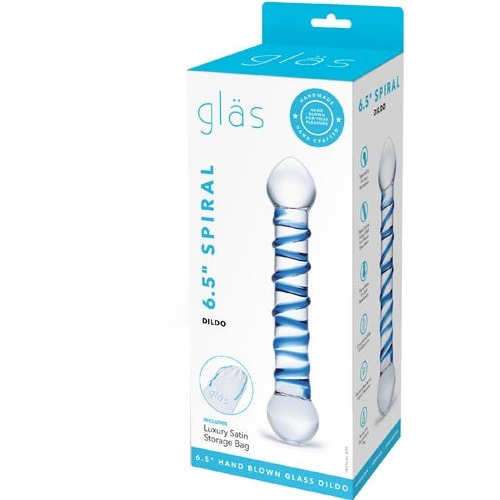 Glas - Spiral Dildo - Sklenené Dildo 1