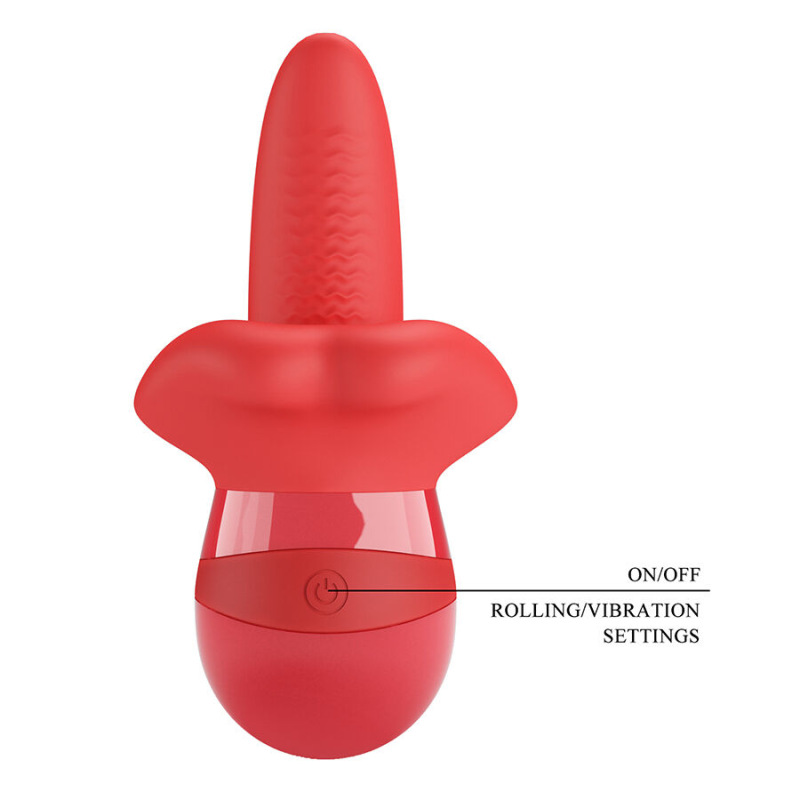 Pretty love - obelia masturbator tongue vibrator with orbital motion 6
