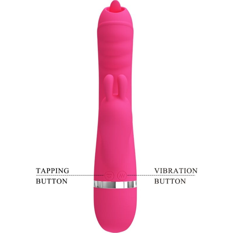 Pretty love - phoenix multifunction rabbit vibrator pink 3