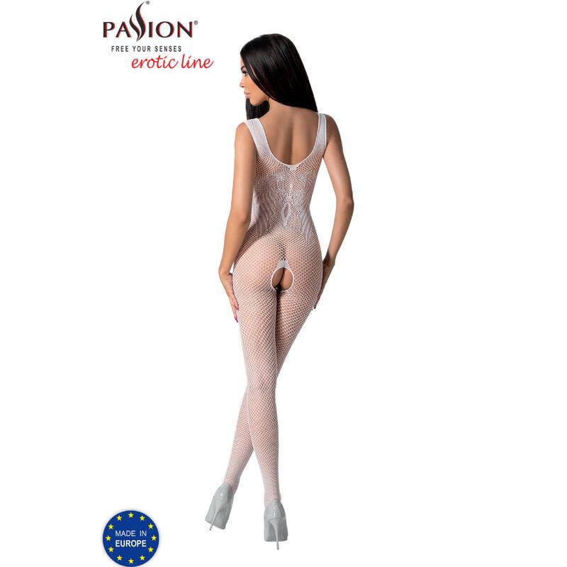 Passion - Bs098 Bodystocking White One Size