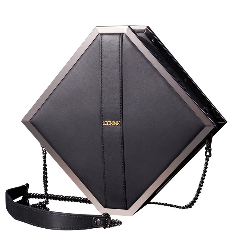 Lockink - Mysterious Square Kink Bag -Black 7
