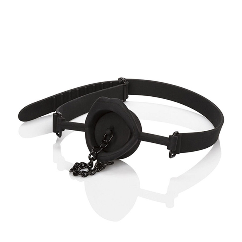 Calexotics - scandal gag with black silicone plug 1