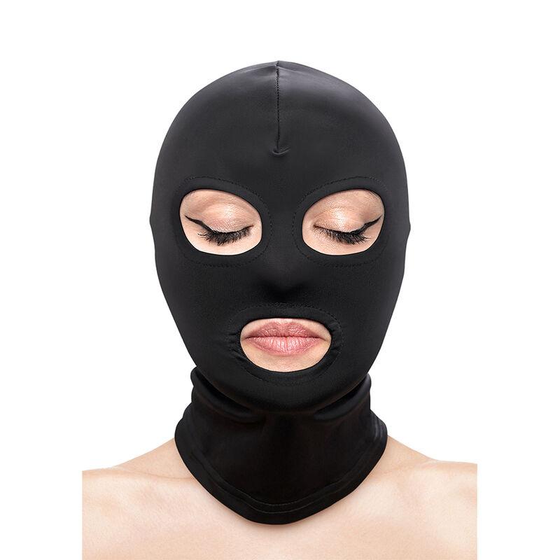 Ns Novelties - Fetish & Fashion Eyes And Mouth Hood Nylon Black