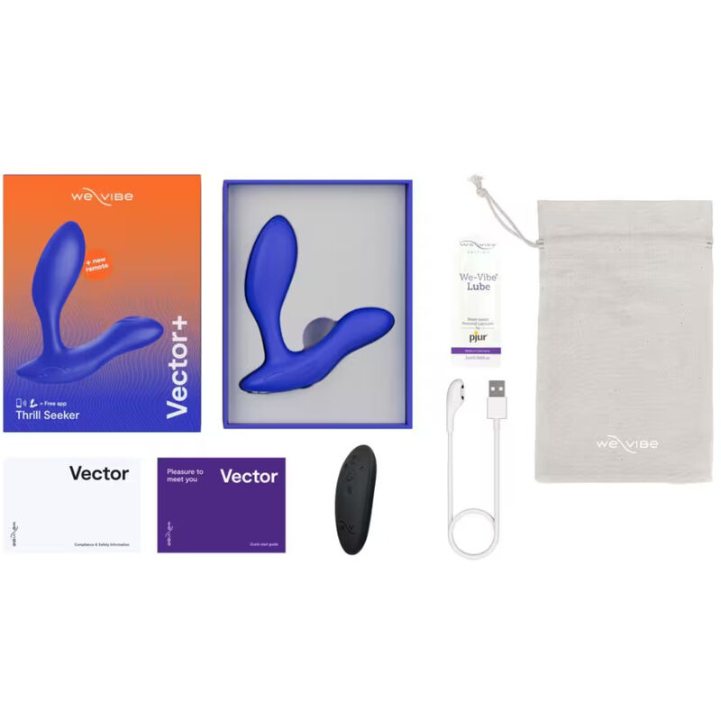 We-vibe - vector+ dual-stimulation prostate massager royal blue 13