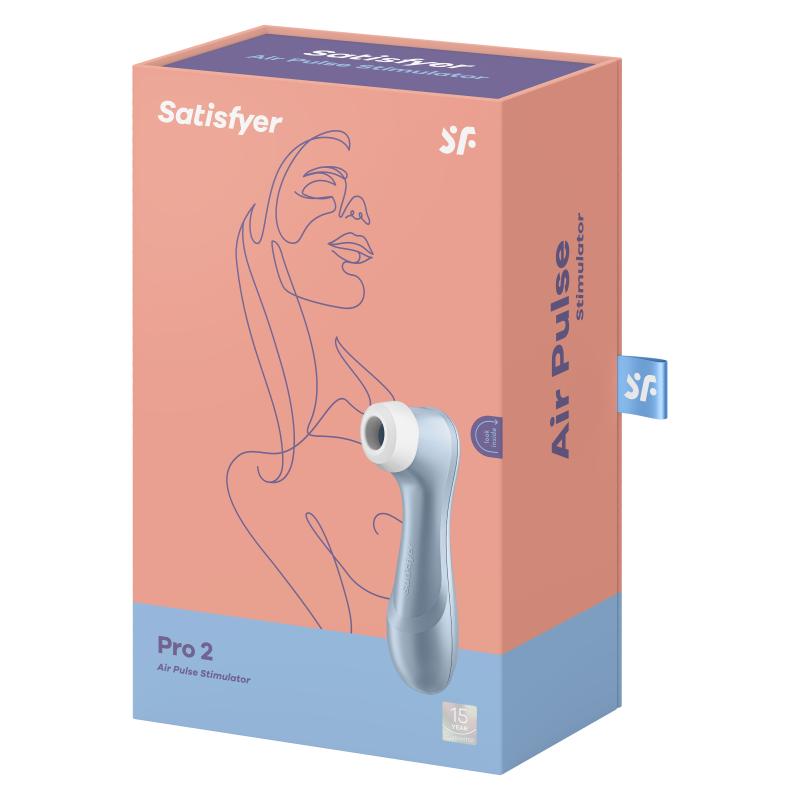 Satisfyer - Pro 2 Air Pulse Stimulator Blue - Stimulátor Klitorisu 7