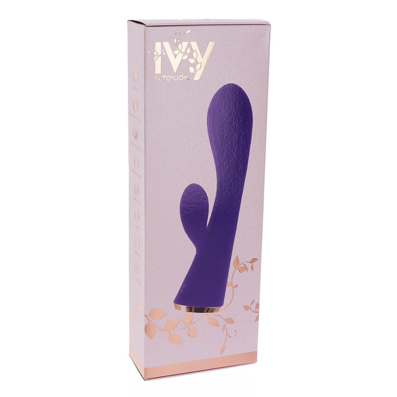 Toyjoy - ivy iris purple rabbit vibrator 6