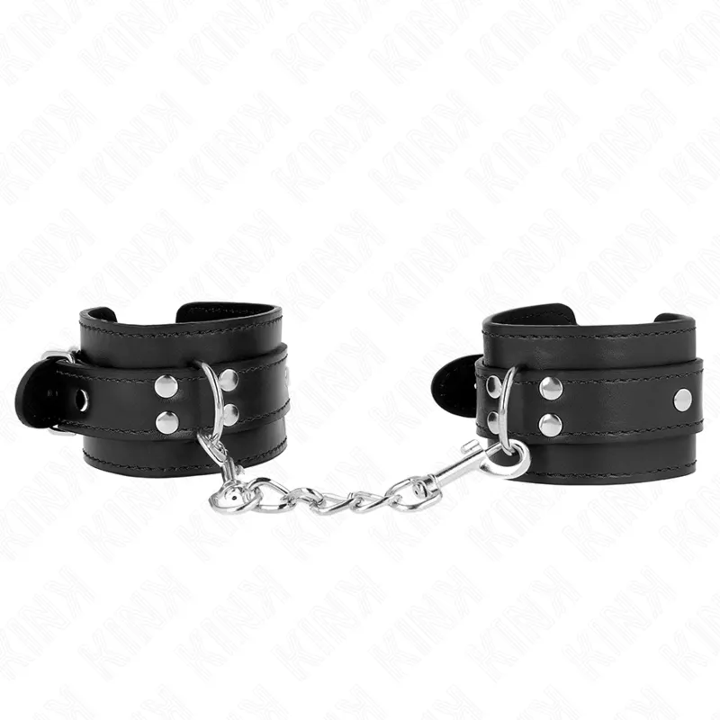 Kink - Simple Wrist Restraints Black Adjustable 20-23 Cm X 5.5 Cm