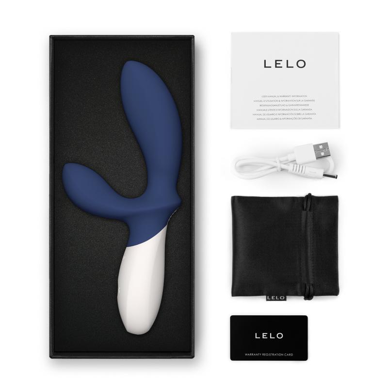 Lelo - Loki Wave 2 Vibrating Prostate Massager Base Blue