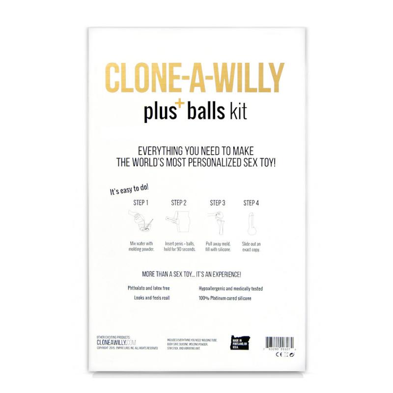 Clone-A-Willy - Kit Including Balls Beige 2