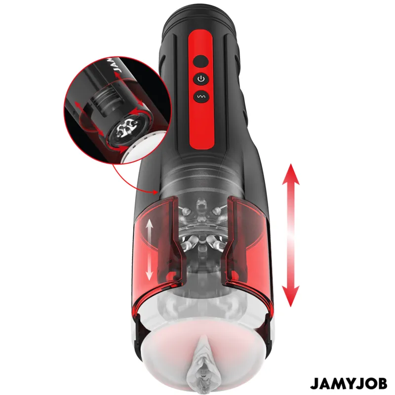 Jamyjob - storm automatic vagina masturbator 10 suction and thrust modes 1